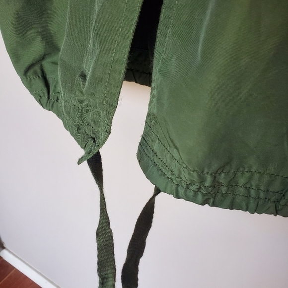 Vince Army Green Oversized Parka Utility Bomber Jacket Women's Size S - Picture 10 of 14